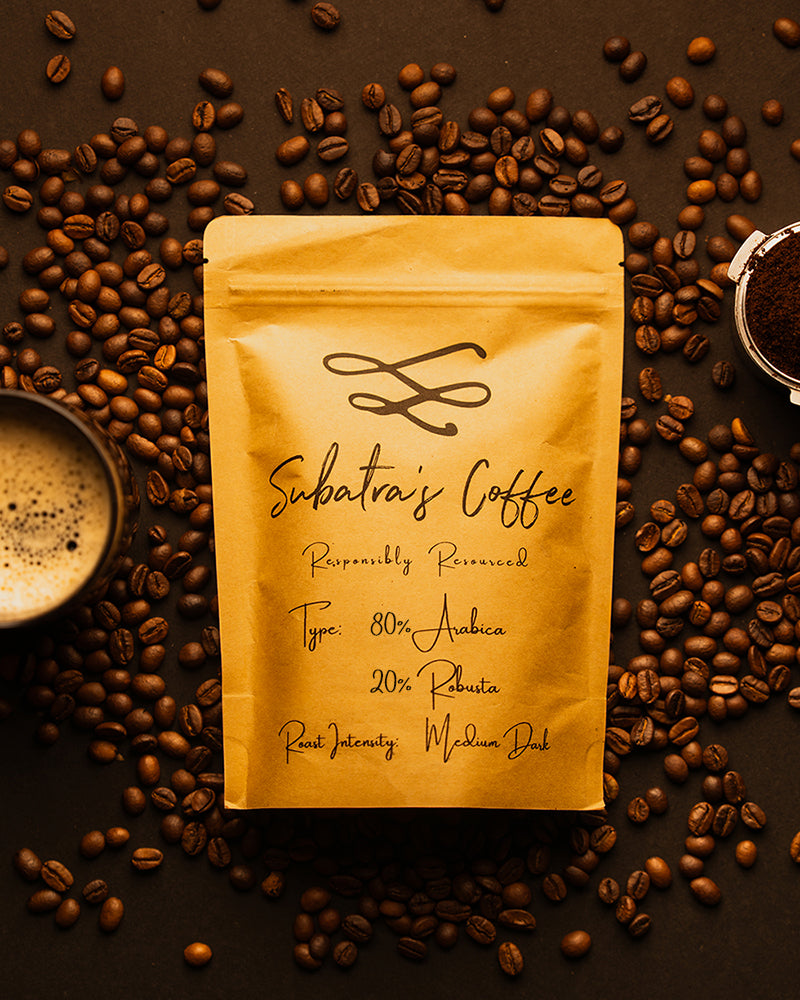 Arabica-Robusta Blend(80%- 20%)