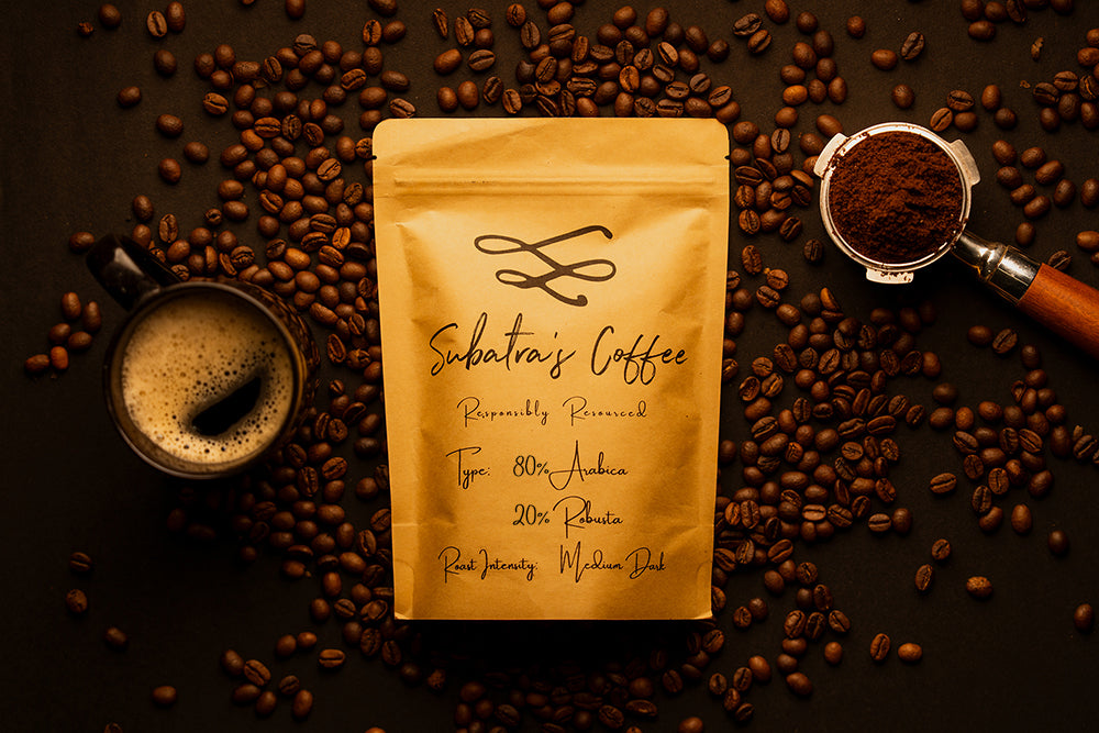 Arabica-Robusta Blend(80%- 20%)